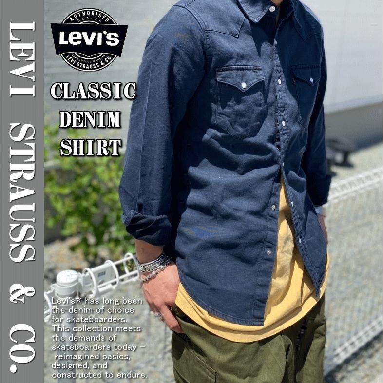 【米国モデル・日本未発売】 Levis リーバイス CLASSIC DENIM SHIRT クラシック デニムシャツ 85745-0147｜insizeplus｜04