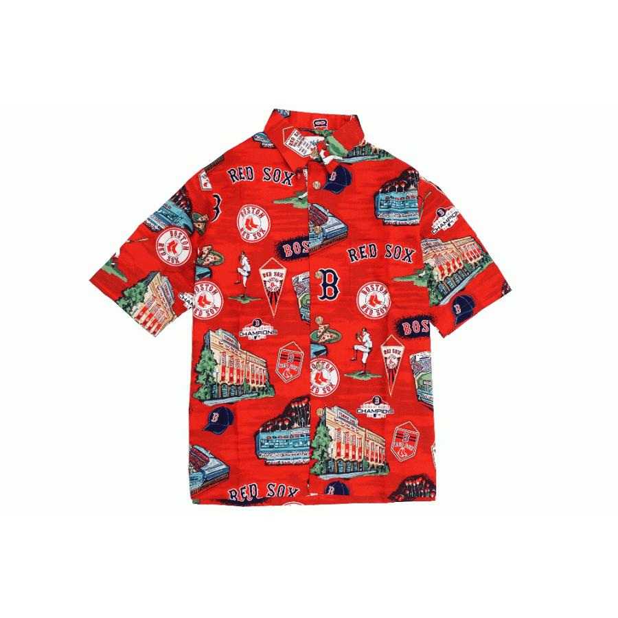 【レイン・スプーナー】2023 レッドソックス アロハ風シャツ♪ Reyn Spooner MLB SCENIC BOSTON RED SOX レインスプーナー