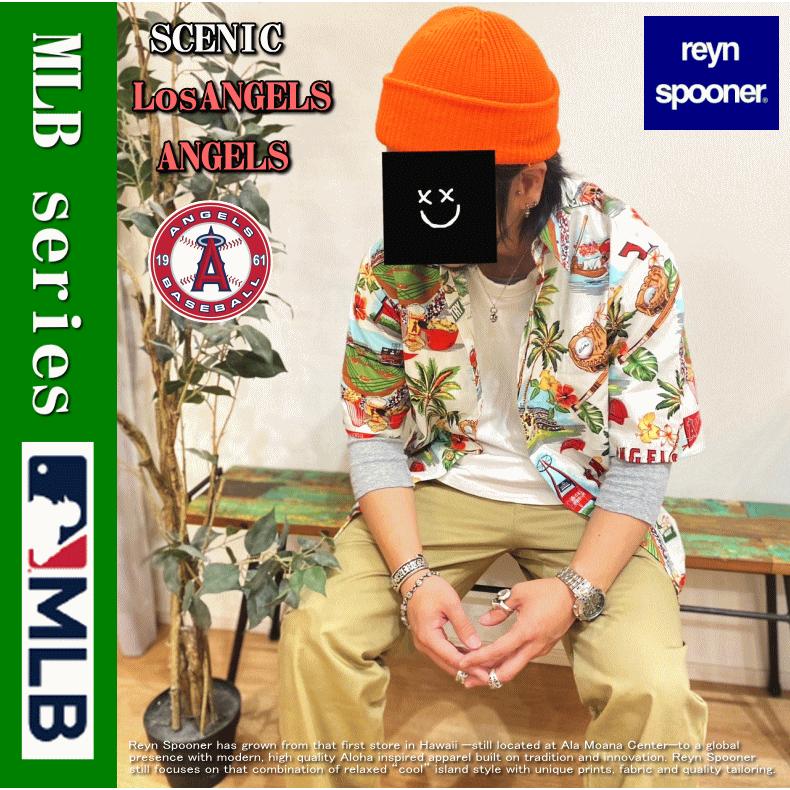 USA製 Reyn spooner × MLB アロハシャツ エンゼルス 楽天市場】【クーポン配布中】レインスプーナー REYN SPOONER