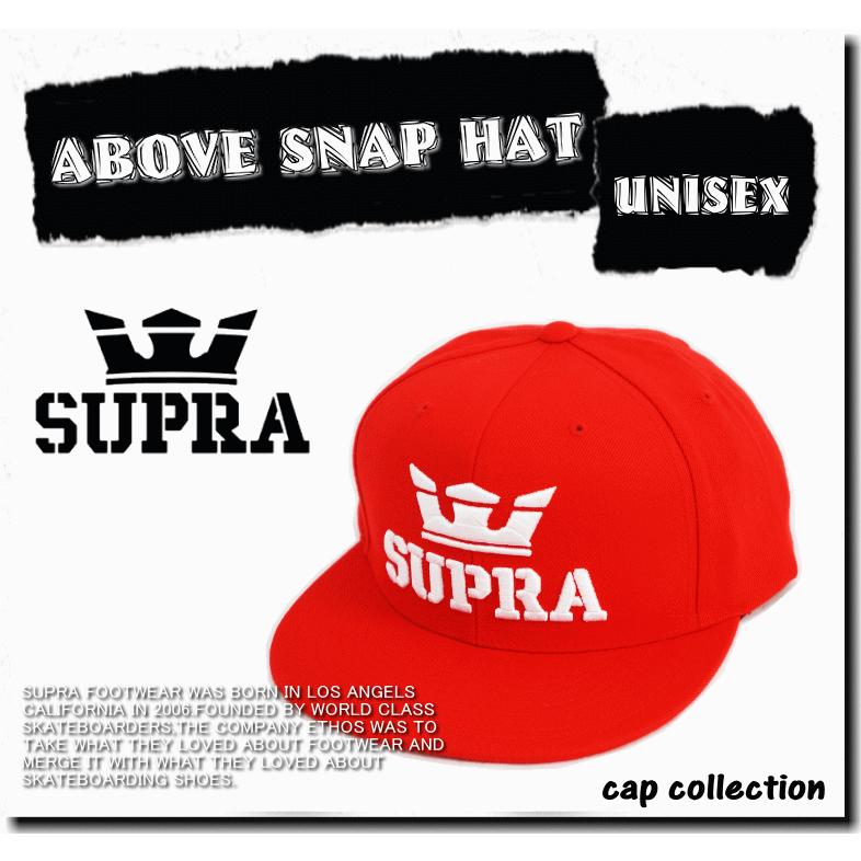 【在庫処分、特別価格】SUPRA ABOVE SNAP HAT/【スープラ ベースボールキャップ】｜insizeplus｜02