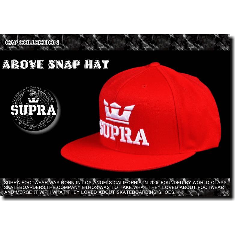 【在庫処分、特別価格】SUPRA ABOVE SNAP HAT/【スープラ ベースボールキャップ】｜insizeplus｜03