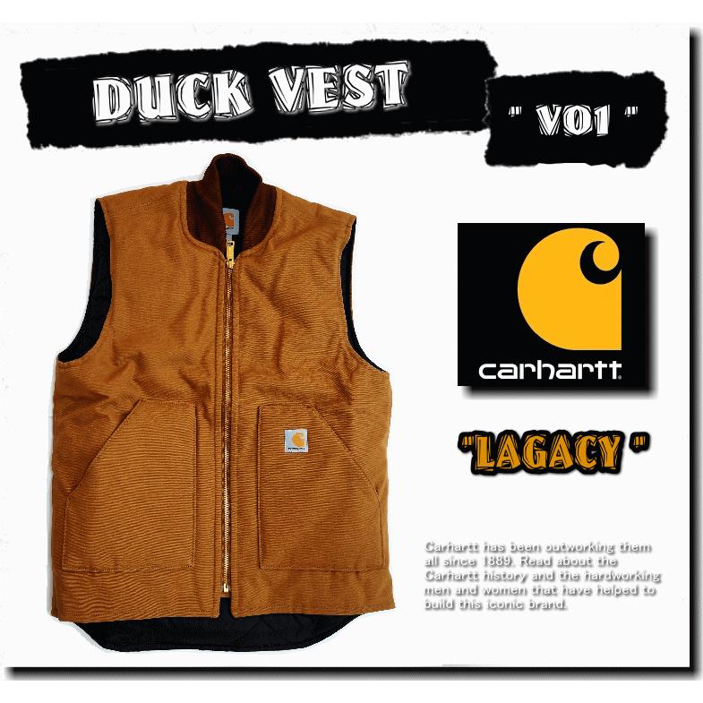 Carhartt カーハート Duck Vest V01 ダック ワーク ベスト 中綿素材 : duckvest-brn : INSIZE PLUS - 通販 - Yahoo!ショッピング Carhartt カーハート Duck Vest V01 ダック ワーク ベスト 中綿素材 : duckvest-brn : INSIZE PLUS - 通販 - Yahoo!ショッピング