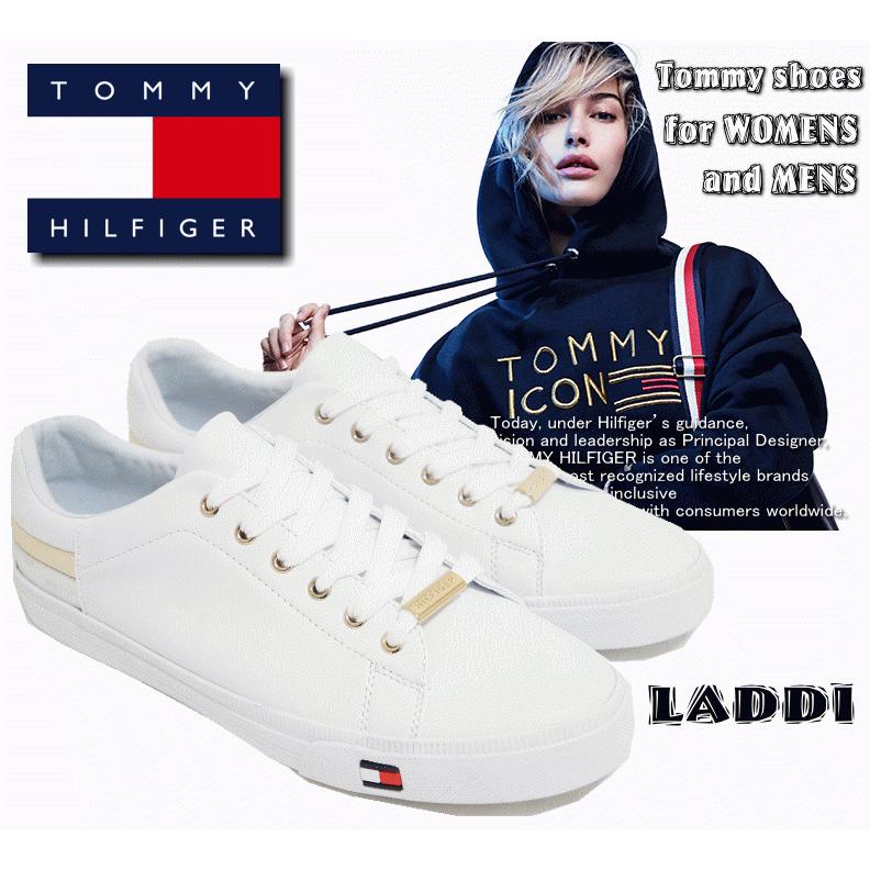 レディース メンズサイズ Br Tommy Hilfiger Laddi Br トミー ヒルフィガー スニーカー Laddi Whtsilgld Insize Plus 通販 Yahoo ショッピング