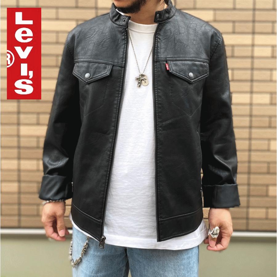 Levi's 【米国モデル】 Levis リーバイス FAUX LEATHER JACKET Levi's 【米国モデル】 Levis リーバイス FAUX LEATHER JACKET