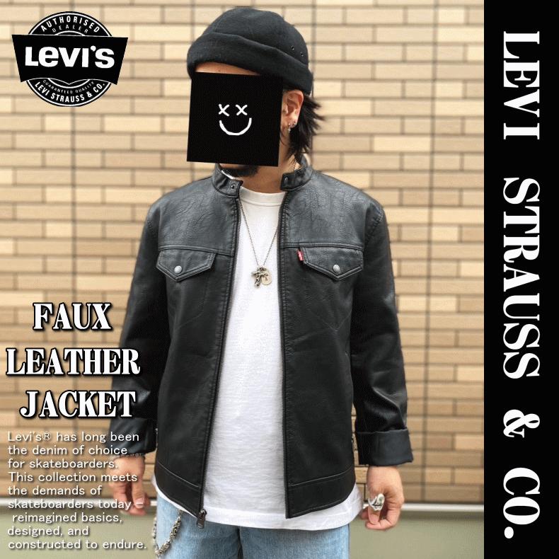 Levi's 【米国モデル】 Levis リーバイス FAUX LEATHER JACKET