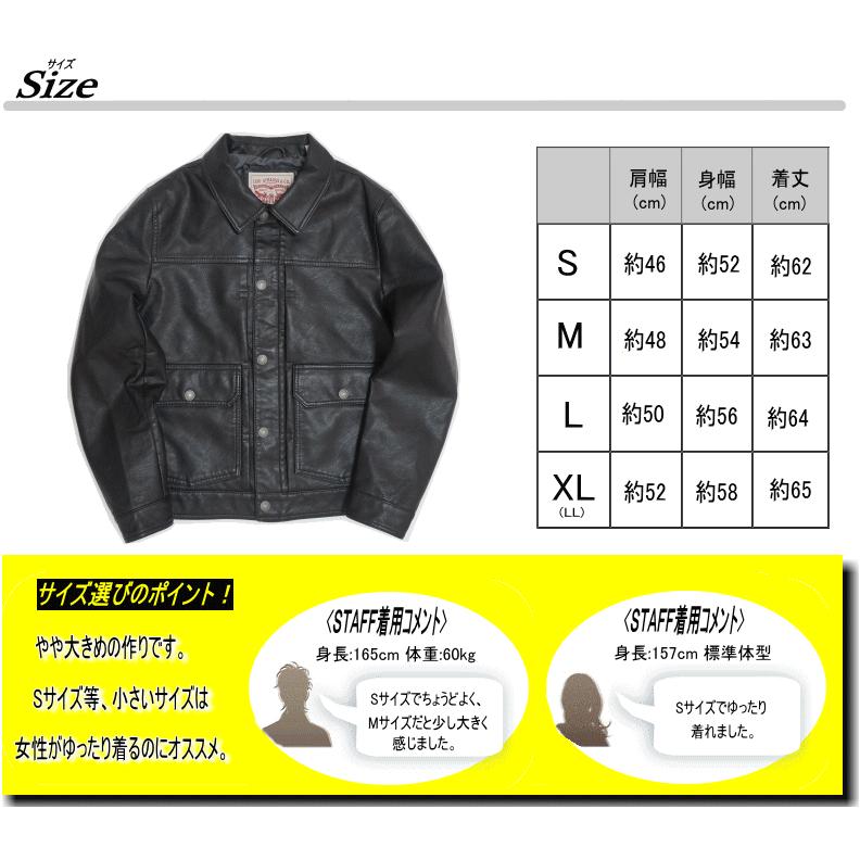 Levi's 【米国モデル】 リーバイス FAUX UTILITY LEATHER JACKET