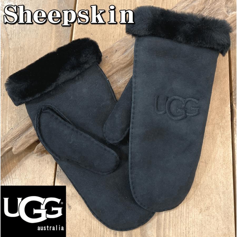 UGG Sheepskin MITTEN GLOVE 本革 新品未使用品 UGG Australia 【在庫処分】 アグ Sheepskin MITTEN GLOVE