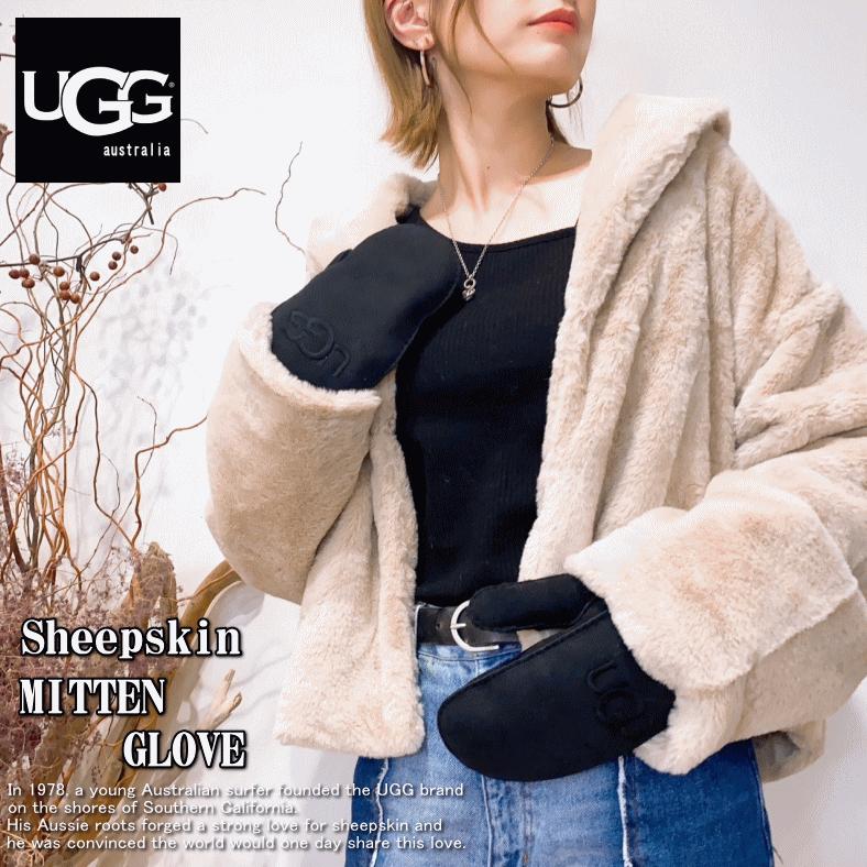 UGG Sheepskin MITTEN GLOVE 本革 新品未使用品 UGG Australia 【在庫処分】 アグ Sheepskin MITTEN GLOVE