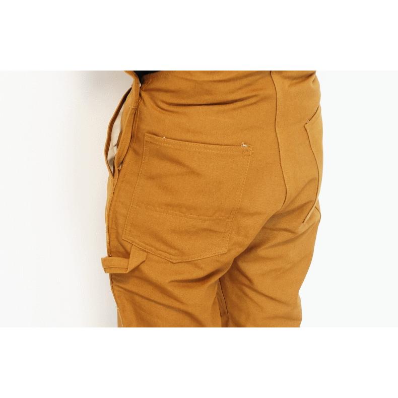 ROUND HOUSE Brown Duck Bib Overalls 83 ラウンドハウス ブラウン ダック オーバーオール MADE IN USA 米国製｜insizeplus｜12