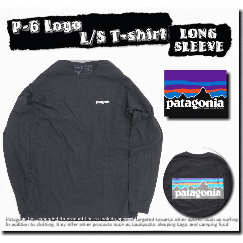 patagonia（パタゴニア） P-6 Logo Long Sleeve T-shirts ロゴ ロンT