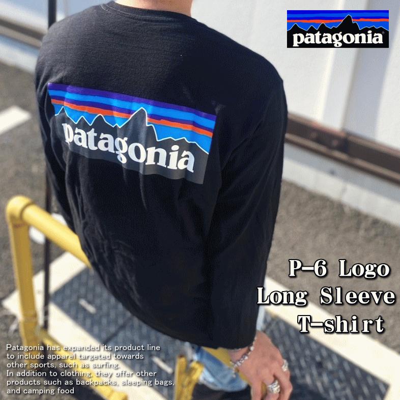 patagonia（パタゴニア） P-6 Logo Long Sleeve T-shirts ロゴ ロンT