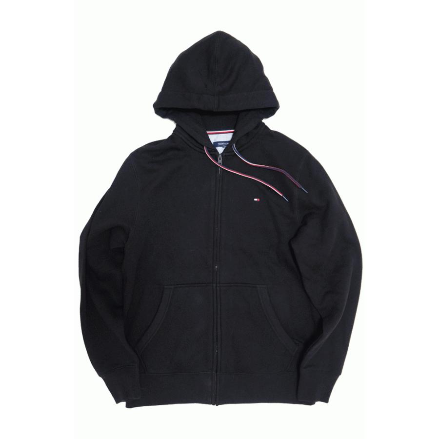 Tommy Hilfiger PLAINS ZIP HOODIE トミー ヒルフィガー 裏起毛 ジップ 
