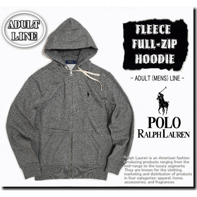 Polo Ralph Lauren FLEECE FULL-ZIP HOODIE  USA ADULT LINE 米国モデル ポロ ラルフローレン 裏起毛 ジップ スウェット パーカー｜insizeplus｜02