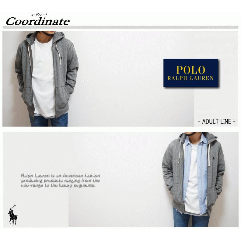 Polo Ralph Lauren FLEECE FULL-ZIP HOODIE  USA ADULT LINE 米国モデル ポロ ラルフローレン 裏起毛 ジップ スウェット パーカー｜insizeplus｜11