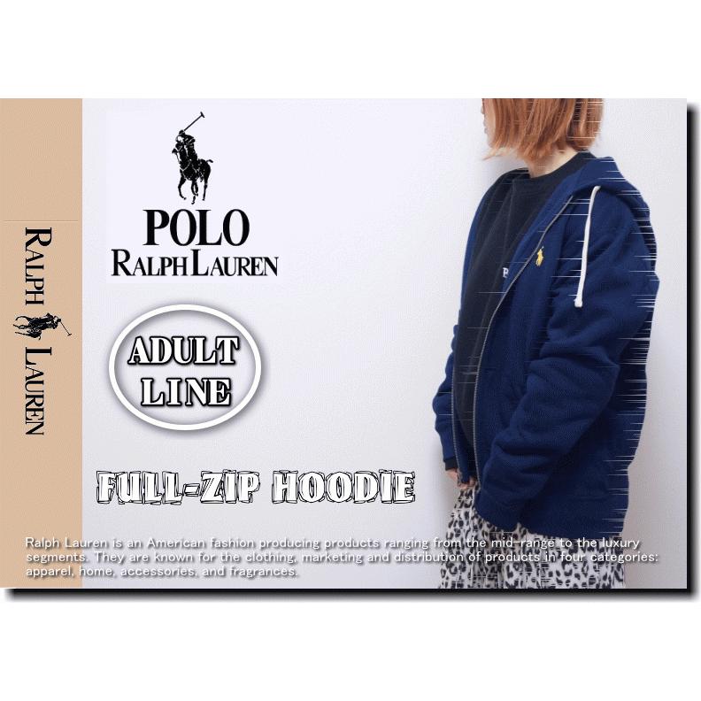 Polo Ralph Lauren FLEECE FULL-ZIP HOODIE  USA ADULT LINE 米国モデル ポロ ラルフローレン 裏起毛 ジップ スウェット パーカー｜insizeplus｜05