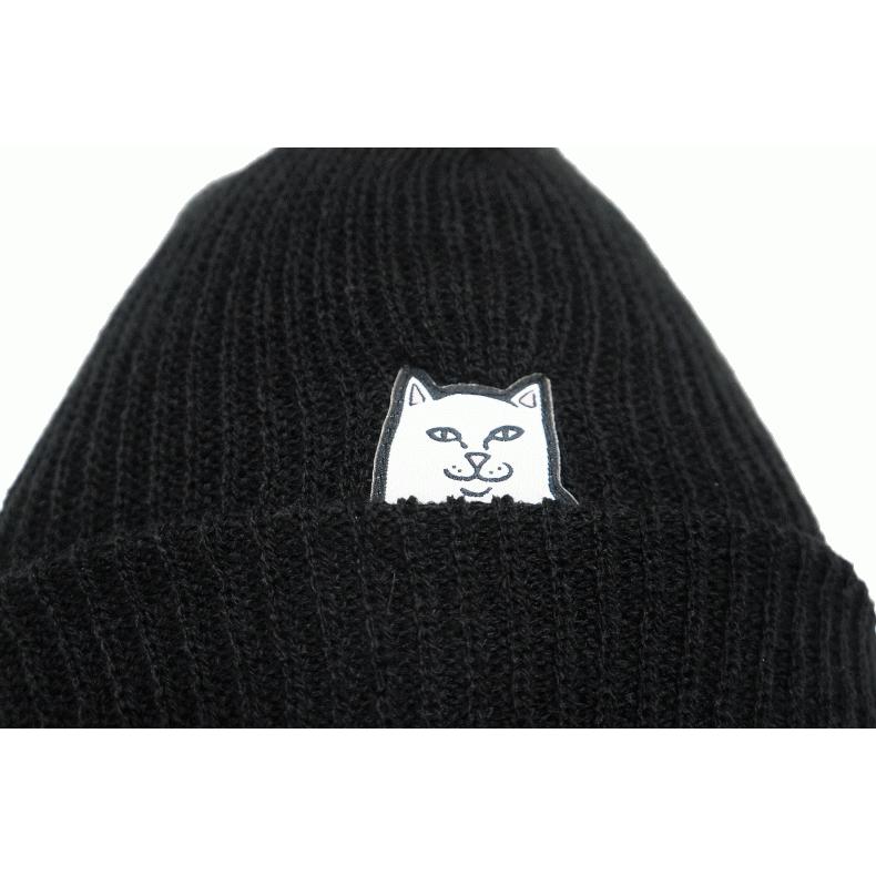 【在庫処分】 【女性にオススメ】 RIPNDIP リップンディップ Lord Nermal Ribbed Beanie ニット帽 ビーニー RND1890 ユニセックス フリーサイズ｜insizeplus｜12