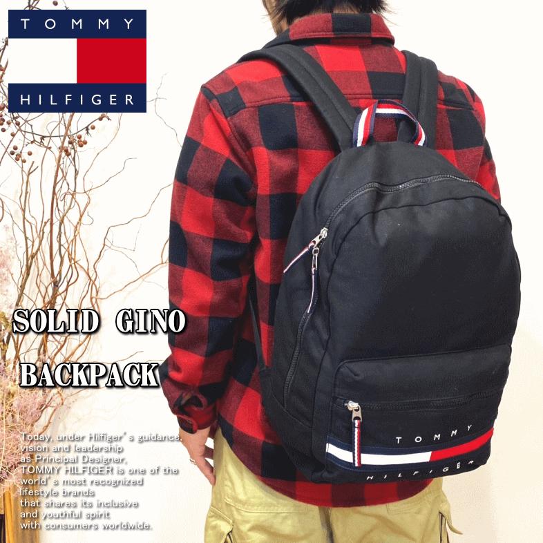 【女性にオススメ】 Tommy Hilfiger トミー ヒルフィガー SOLID GINO BACKPACK ロゴ バックパック リュック 69J3214 【米国モデル・日本未発売】 | TOMMY HILFIGER | 13
