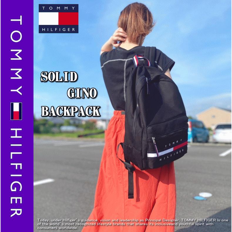 【女性にオススメ】 Tommy Hilfiger トミー ヒルフィガー SOLID GINO BACKPACK ロゴ バックパック リュック 69J3214 【米国モデル・日本未発売】 | TOMMY HILFIGER | 08