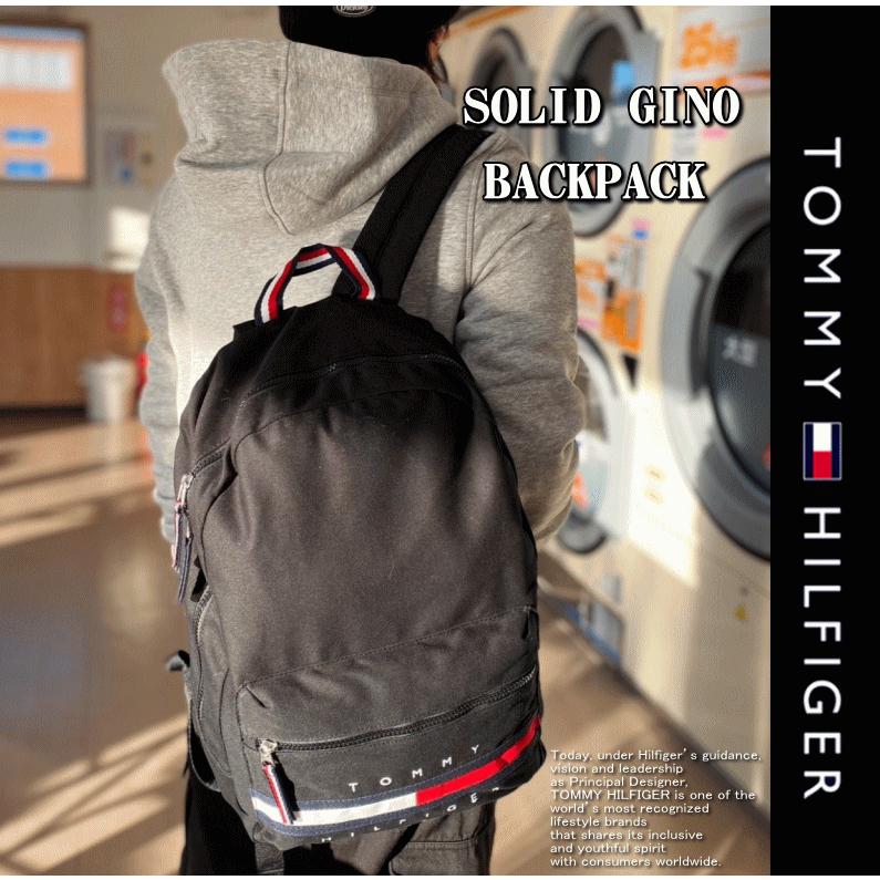 【女性にオススメ】 Tommy Hilfiger トミー ヒルフィガー SOLID GINO BACKPACK ロゴ バックパック リュック 69J3214 【米国モデル・日本未発売】 | TOMMY HILFIGER | 16