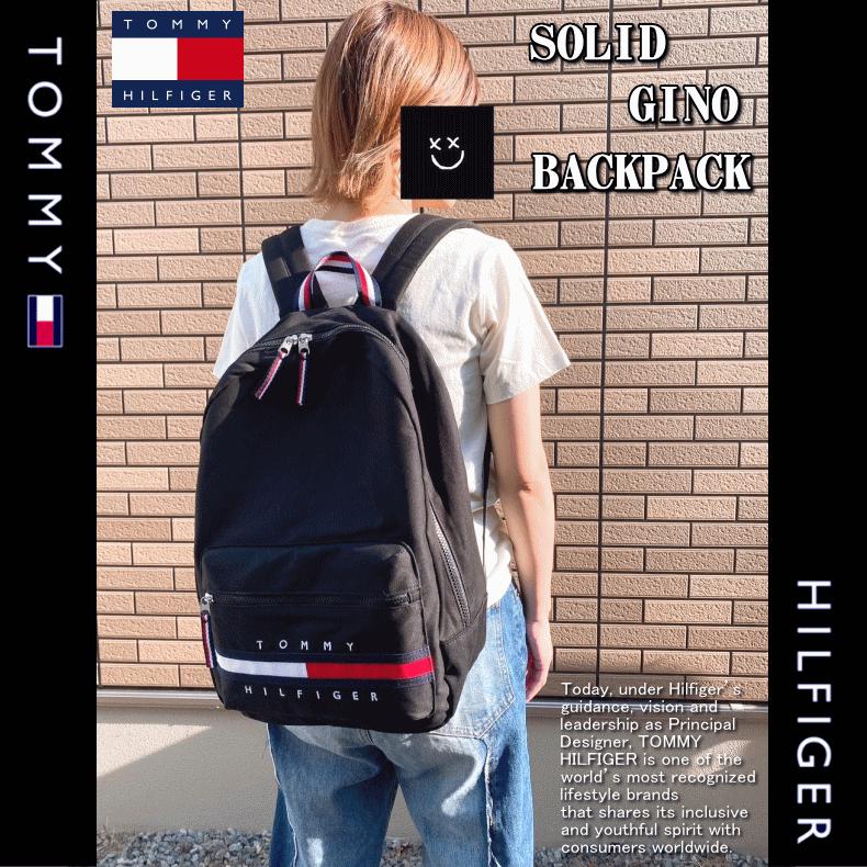 【女性にオススメ】 Tommy Hilfiger トミー ヒルフィガー SOLID GINO BACKPACK ロゴ バックパック リュック 69J3214 【米国モデル・日本未発売】 | TOMMY HILFIGER | 05
