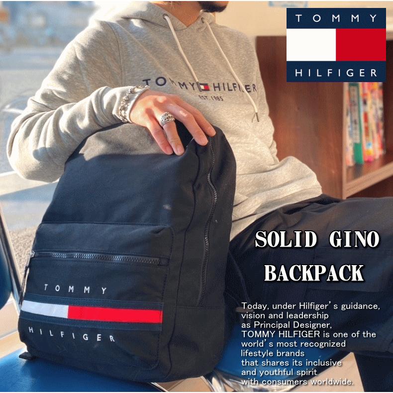 【女性にオススメ】 Tommy Hilfiger トミー ヒルフィガー SOLID GINO BACKPACK ロゴ バックパック リュック 69J3214 【米国モデル・日本未発売】 | TOMMY HILFIGER | 12