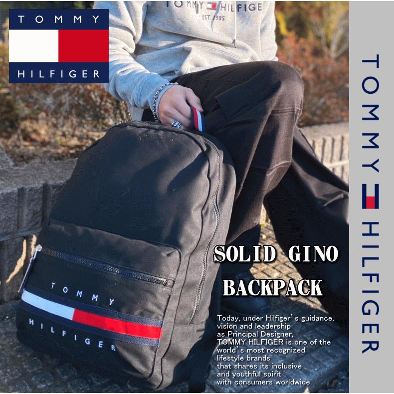 【米国モデル・日本未発売】 Tommy Hilfiger トミー ヒルフィガー SOLID GINO BACKPACK ロゴ バックパック リュック 69J3214 | TOMMY HILFIGER | 06