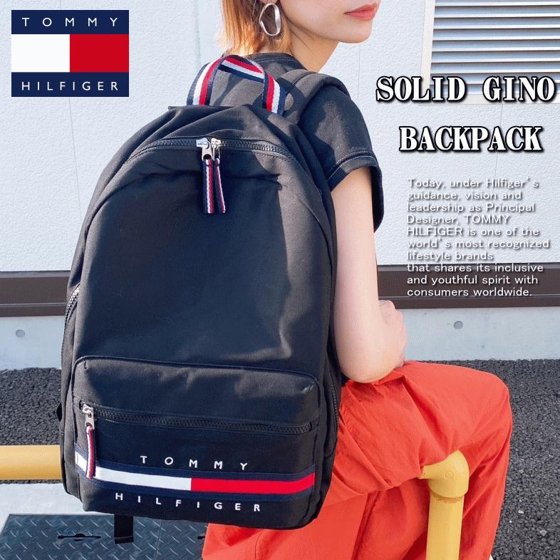 【米国モデル・日本未発売】 Tommy Hilfiger トミー ヒルフィガー SOLID GINO BACKPACK ロゴ バックパック リュック 69J3214 | TOMMY HILFIGER | 12