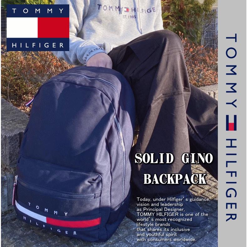 【米国モデル・日本未発売】 Tommy Hilfiger トミー ヒルフィガー SOLID GINO BACKPACK ロゴ バックパック リュック 69J3214 | TOMMY HILFIGER | 07