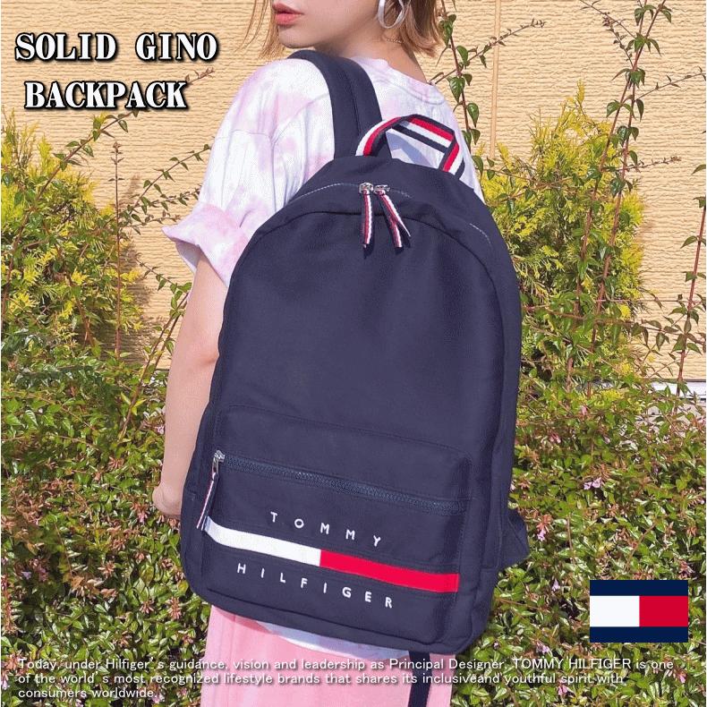 【米国モデル・日本未発売】 Tommy Hilfiger トミー ヒルフィガー SOLID GINO BACKPACK ロゴ バックパック リュック 69J3214 | TOMMY HILFIGER | 11