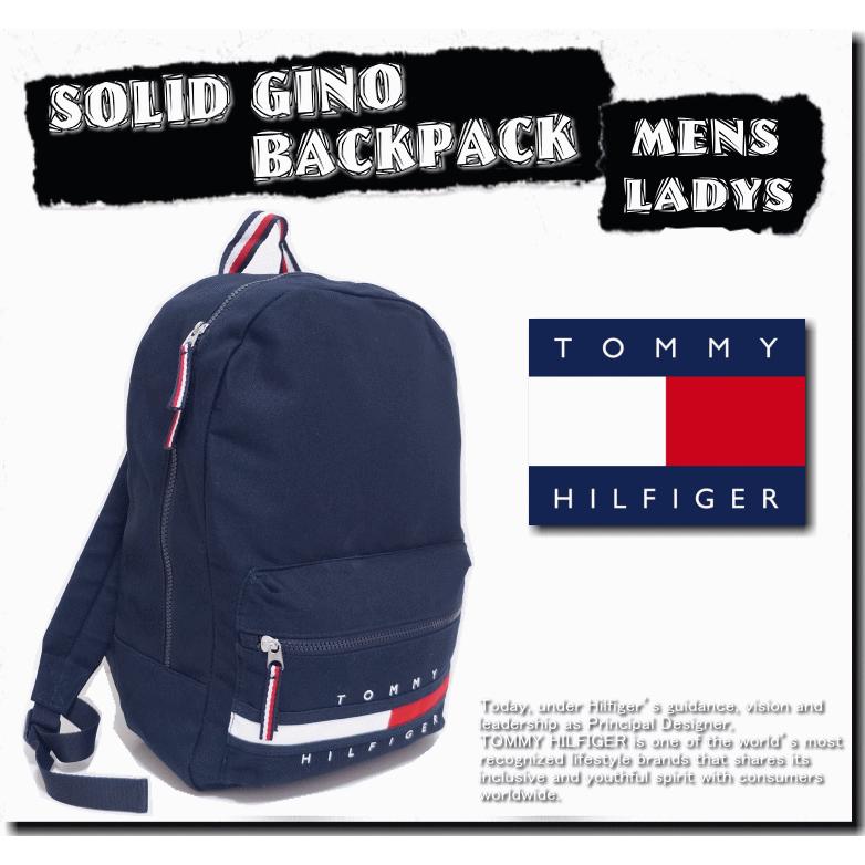 【米国モデル・日本未発売】 Tommy Hilfiger トミー ヒルフィガー SOLID GINO BACKPACK ロゴ バックパック リュック 69J3214 | TOMMY HILFIGER | 01