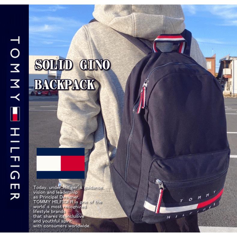 【米国モデル・日本未発売】 Tommy Hilfiger トミー ヒルフィガー SOLID GINO BACKPACK ロゴ バックパック リュック 69J3214 | TOMMY HILFIGER | 02