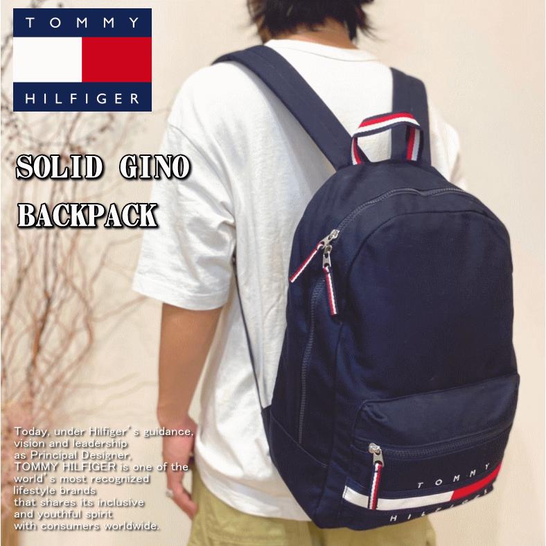 【米国モデル・日本未発売】 Tommy Hilfiger トミー ヒルフィガー SOLID GINO BACKPACK ロゴ バックパック リュック 69J3214 | TOMMY HILFIGER | 05