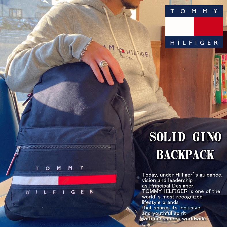 【米国モデル・日本未発売】 Tommy Hilfiger トミー ヒルフィガー SOLID GINO BACKPACK ロゴ バックパック リュック 69J3214 | TOMMY HILFIGER | 03