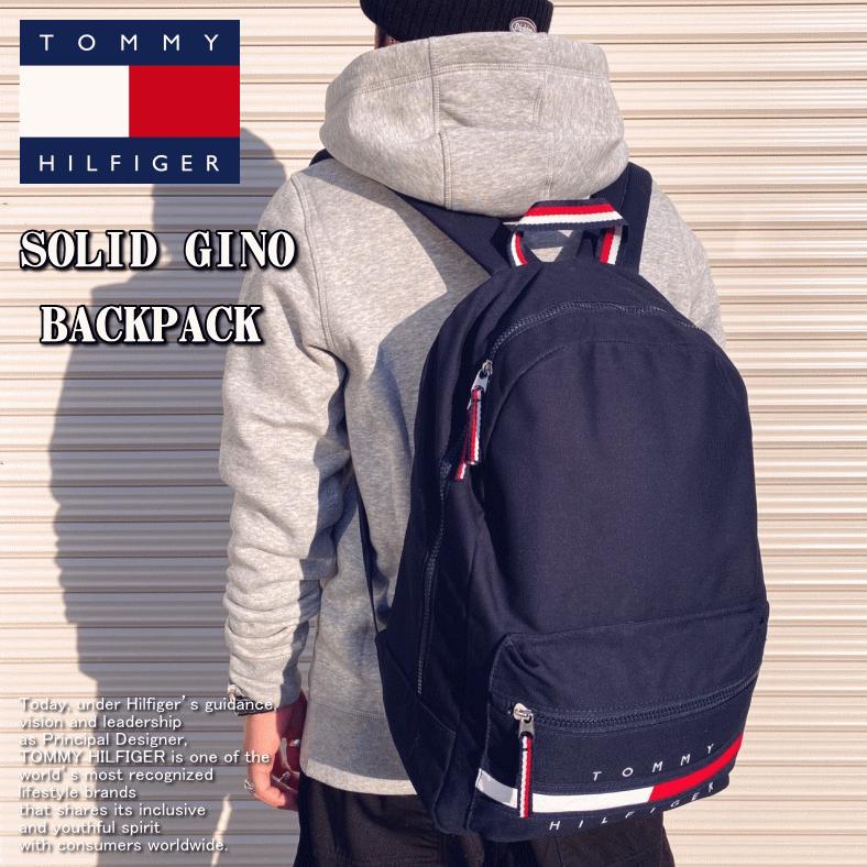 【米国モデル・日本未発売】 Tommy Hilfiger トミー ヒルフィガー SOLID GINO BACKPACK ロゴ バックパック リュック 69J3214 | TOMMY HILFIGER | 06