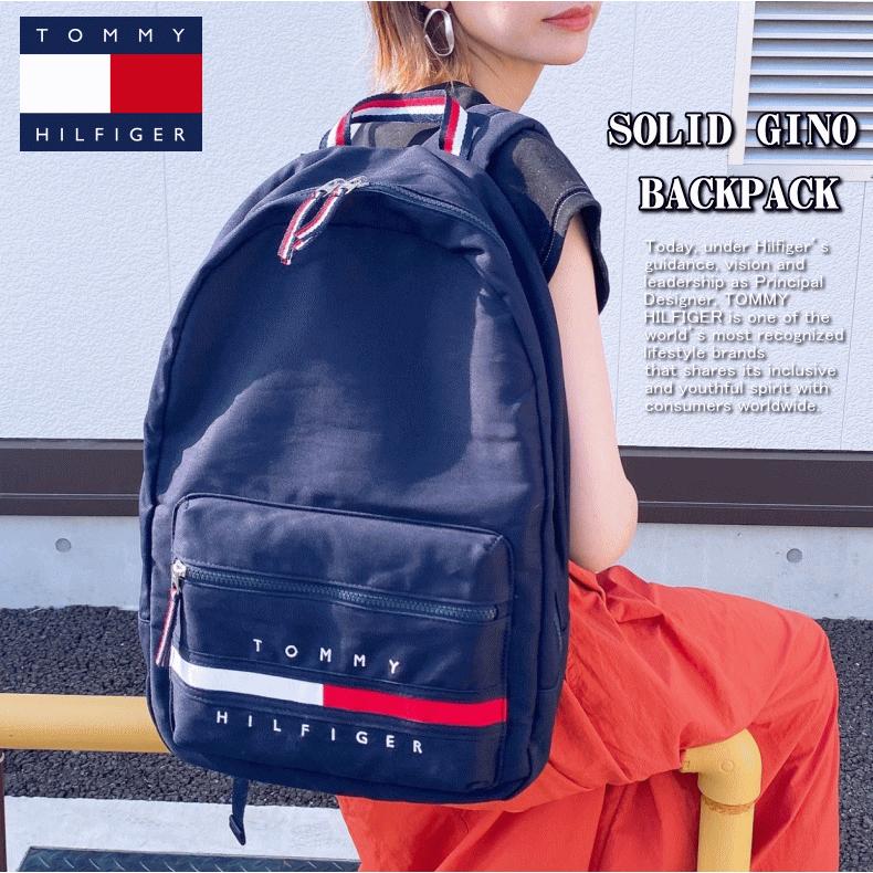 【米国モデル・日本未発売】 Tommy Hilfiger トミー ヒルフィガー SOLID GINO BACKPACK ロゴ バックパック リュック 69J3214 | TOMMY HILFIGER | 09