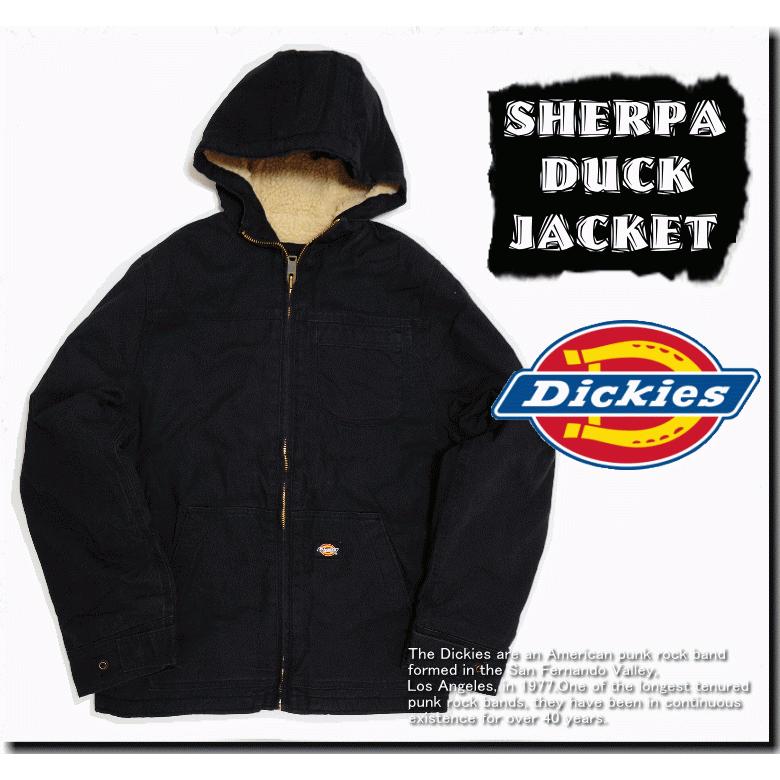 Dickies ディッキーズ SHERPA LINED HOODED DUCK JACKET ボア