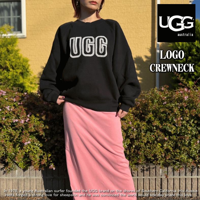 UGG ロゴ スウェット Lサイズ アグ UGG アグ スウェット UGG ロゴ クルーネック スウェット