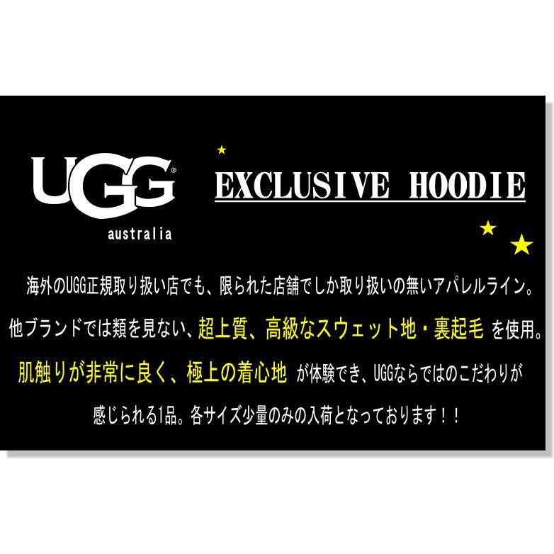 【超上質スウェット生地】 UGG アグ LOGO HOODIE 裏起毛 ロゴ スウェット パーカー 1171478_2