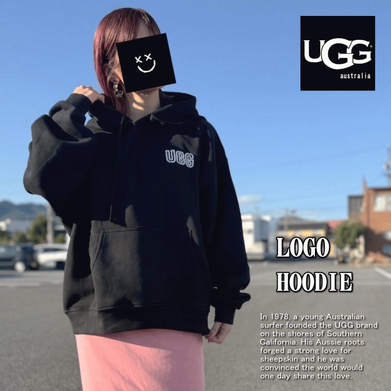 【超上質スウェット生地】 UGG アグ LOGO HOODIE 裏起毛 ロゴ スウェット パーカー 1171478_5
