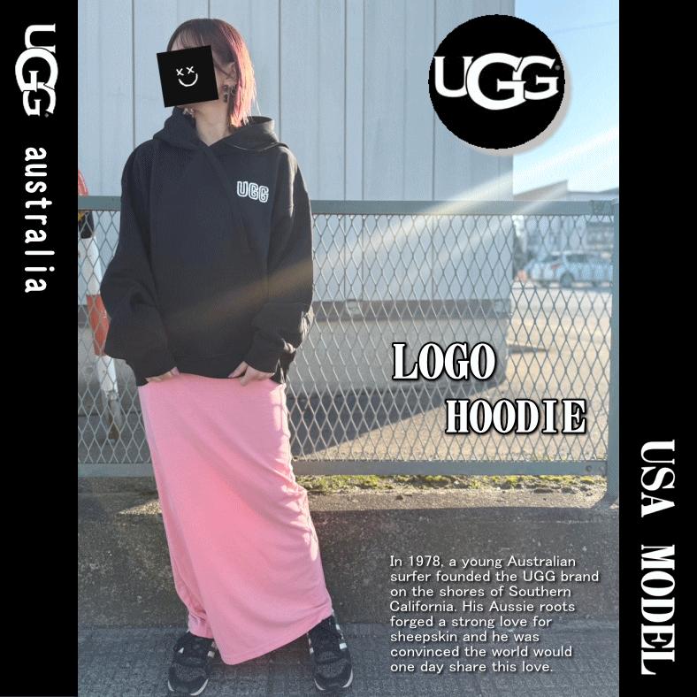【超上質スウェット生地】 UGG アグ LOGO HOODIE 裏起毛 ロゴ スウェット パーカー 1171478_7