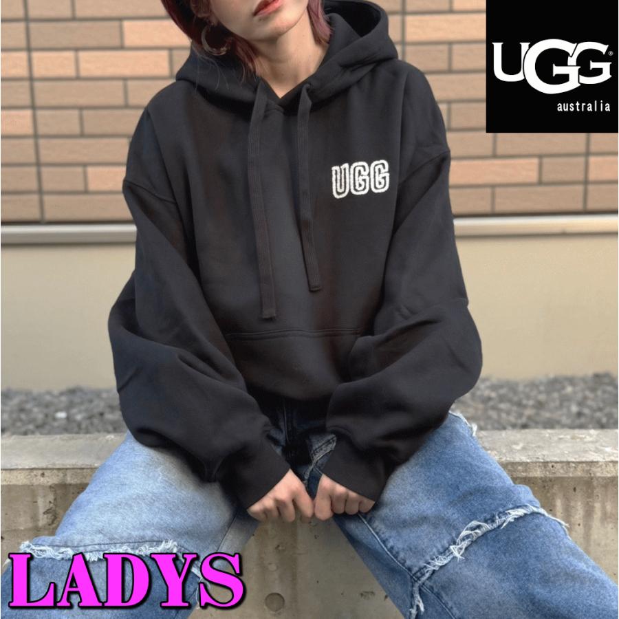 【超上質スウェット生地】 UGG アグ LOGO HOODIE 裏起毛 ロゴ スウェット パーカー 1171478_8