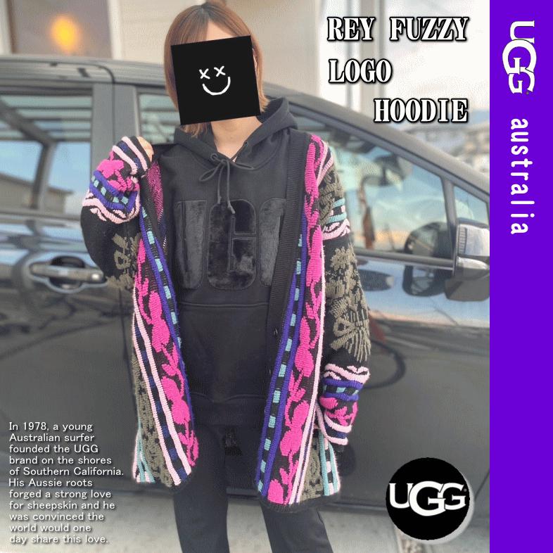 UGG Australia 【超上質スウェット生地】 アグ REY FUZZY LOGO UGG Australia 【超上質スウェット生地】 アグ REY FUZZY LOGO