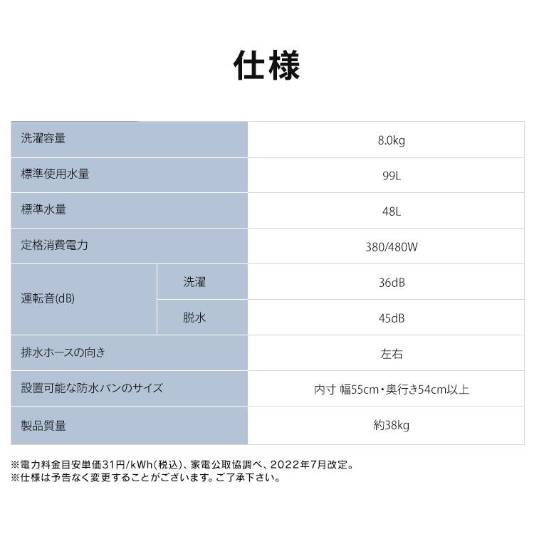 IRIS OHYAMA（アイリスオーヤマ） 洗濯機 8kg 一人暮らし 縦型 全自動