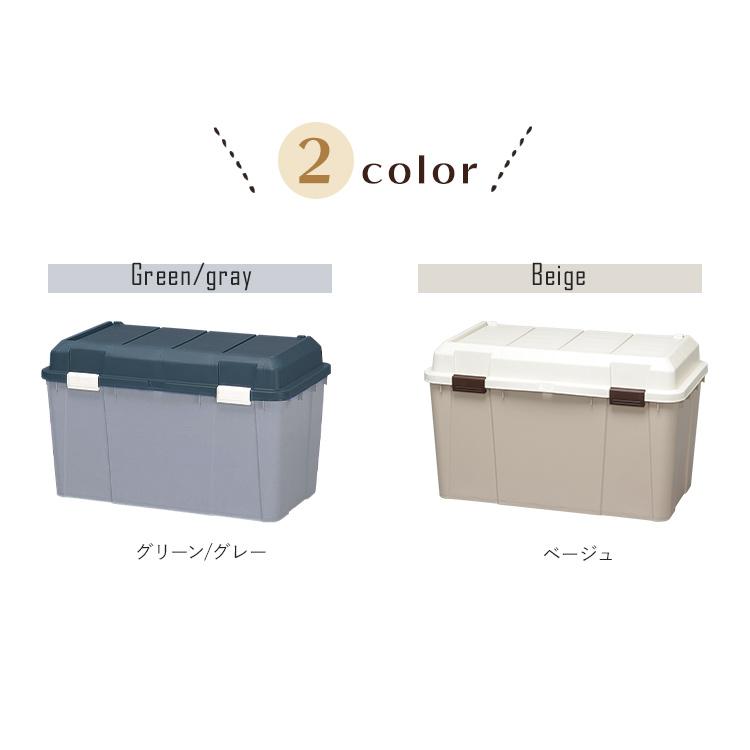 IRIS OHYAMA 収納ボックス フタ付き 屋外 2個セット 収納ケース IRIS OHYAMA 収納ボックス フタ付き 屋外 2個セット 収納ケース