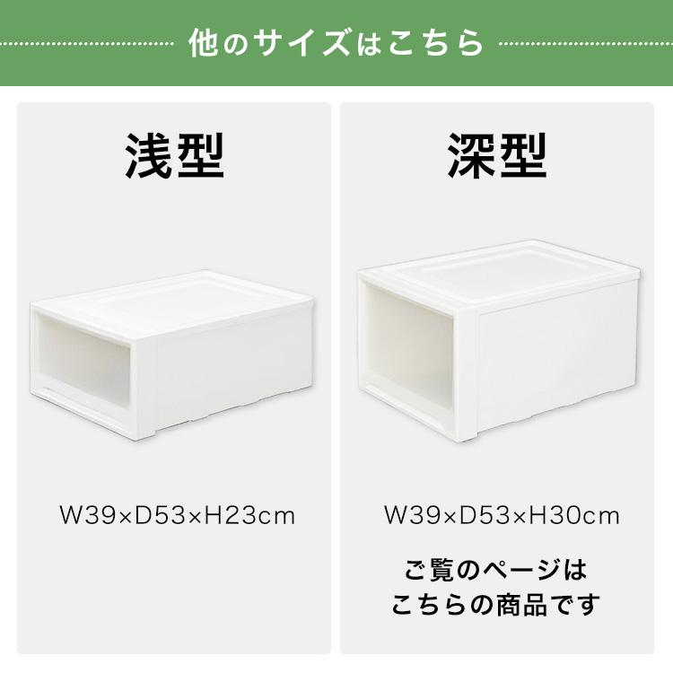 収納ケース 浅型 深型 スライドレール IRIS OHYAMA（アイリスオーヤマ） 収納ケース 引き出し 収納ボックス