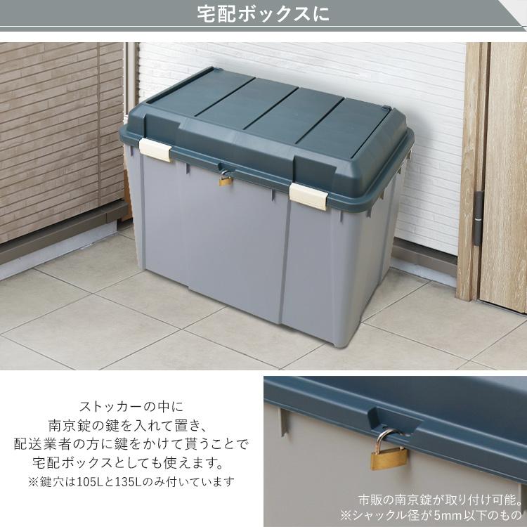 IRIS OHYAMA（アイリスオーヤマ） 収納ボックス フタ付き 屋外 屋内