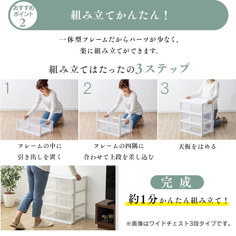 IRIS OHYAMA（アイリスオーヤマ） チェスト おしゃれ 衣装ケース 収納