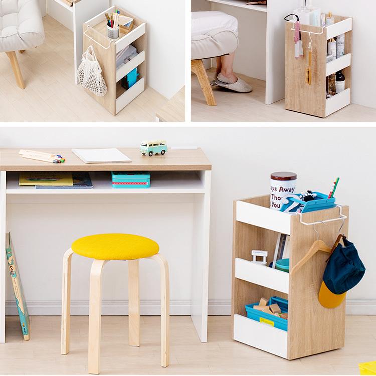 IRIS OHYAMA（アイリスオーヤマ） ワゴン デスクワゴン サイドワゴン