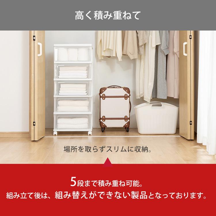 ブッシュ　スマート収納ケース 特注品ハンドメイド　３台セット 収納ボックス フタ付き 前開き ワイド 深型 3個セット キャスター付き