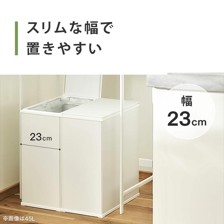 IRIS OHYAMA（アイリスオーヤマ） ゴミ箱 ごみ箱 おしゃれ 北欧 45L 45